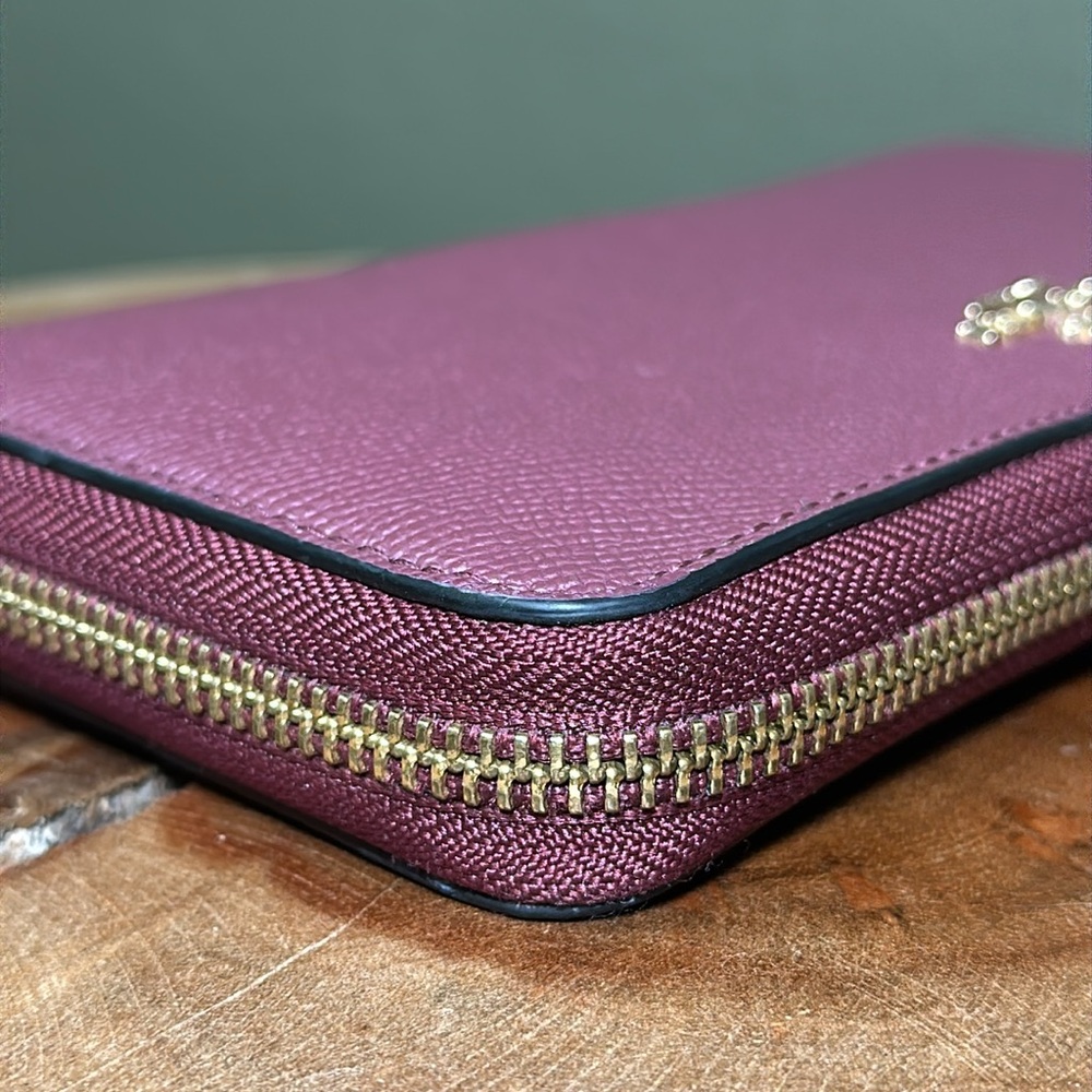 COACH Long Zip Around Wallet - Picture 5 of 16